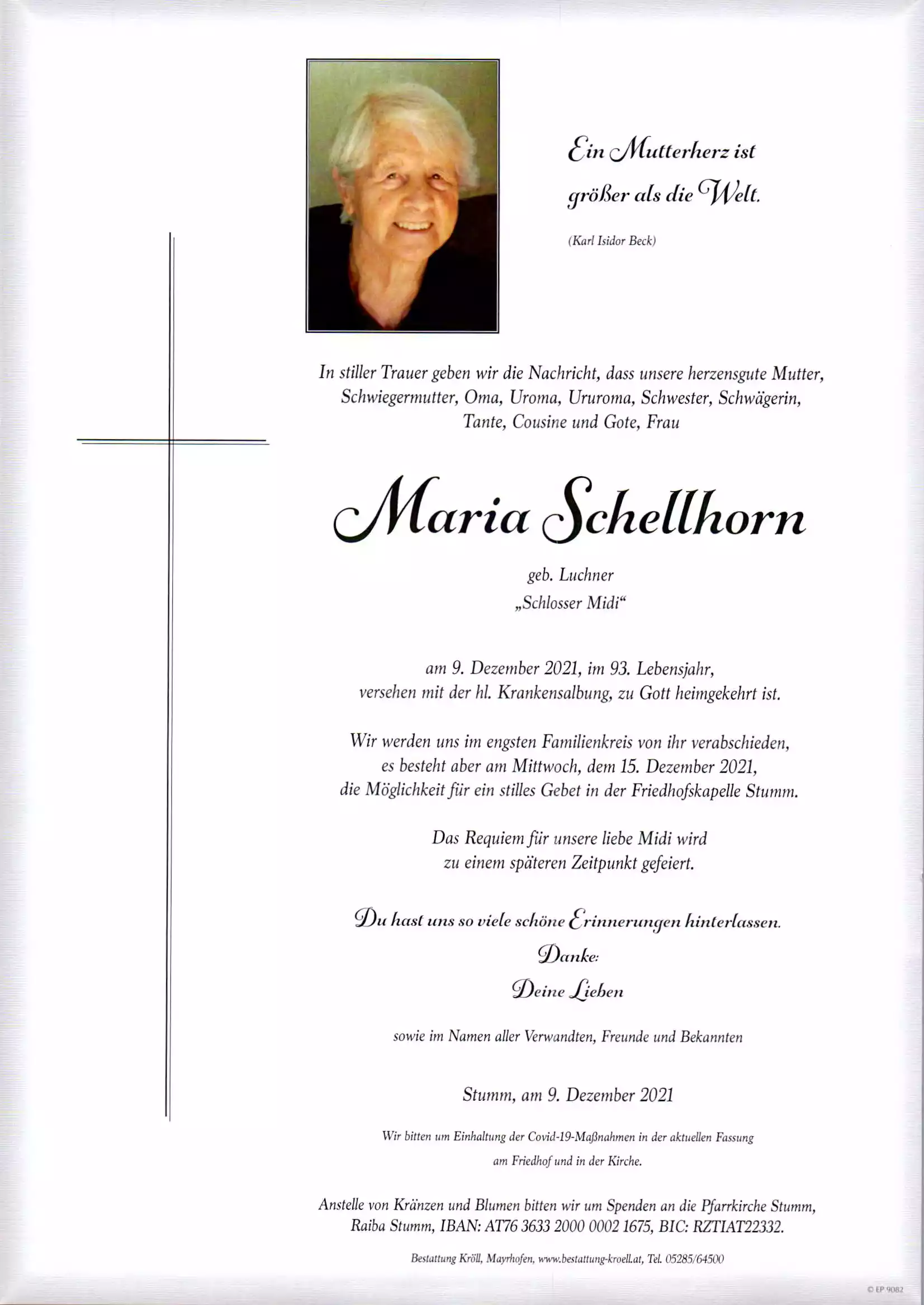 Parte von Maria Schellhorn